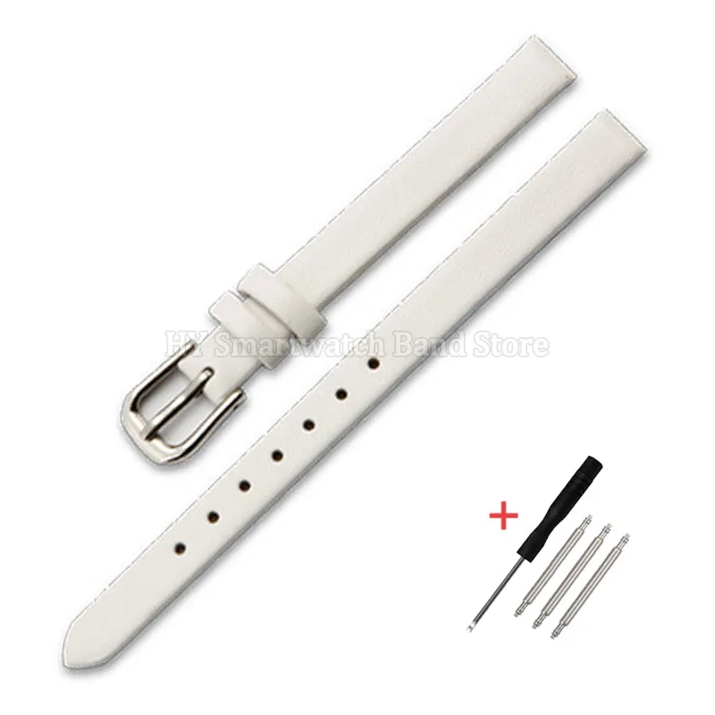 Ultra-Thin Waterproof Leather Sport Watch Strap – Soft Wrist Band