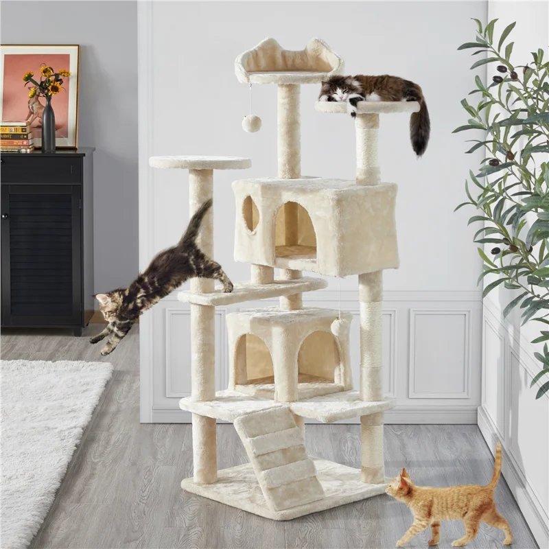 White Cat Tree | White Cat Tower | Best Cat Tree House