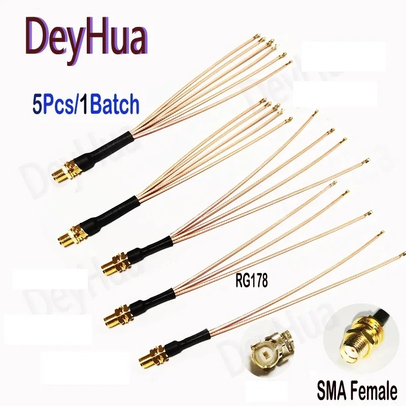 Câble Antenne SMA F UFL FPV VTX VRX 15-50cm