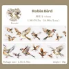 1Roll 2M Tape PET Flying Bird Die Cutting Handbook Decorative Material Loop Sticker Adhesives Scrapbooking cut 50mm*2M 6