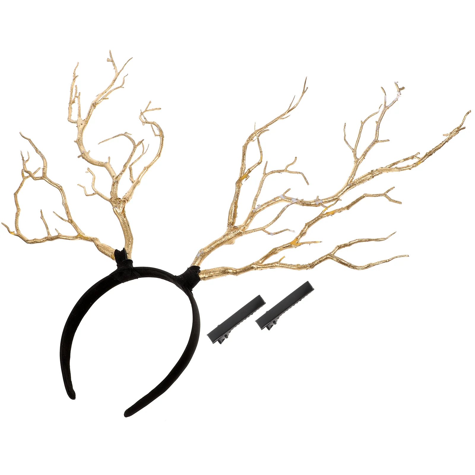 

Antler Hairband Deer Costume Headband Reindeer Headpiece Delicate Hair Hoop for Party