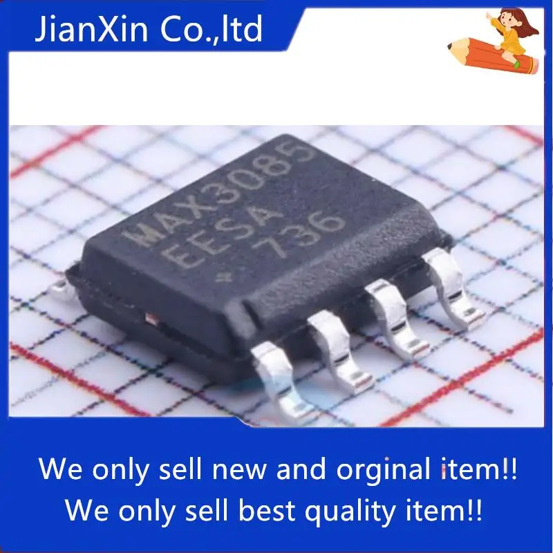 

20pcs 100% orginal new MAX3085ECSA MAX3085EESA SMD SOP8 RS interface IC