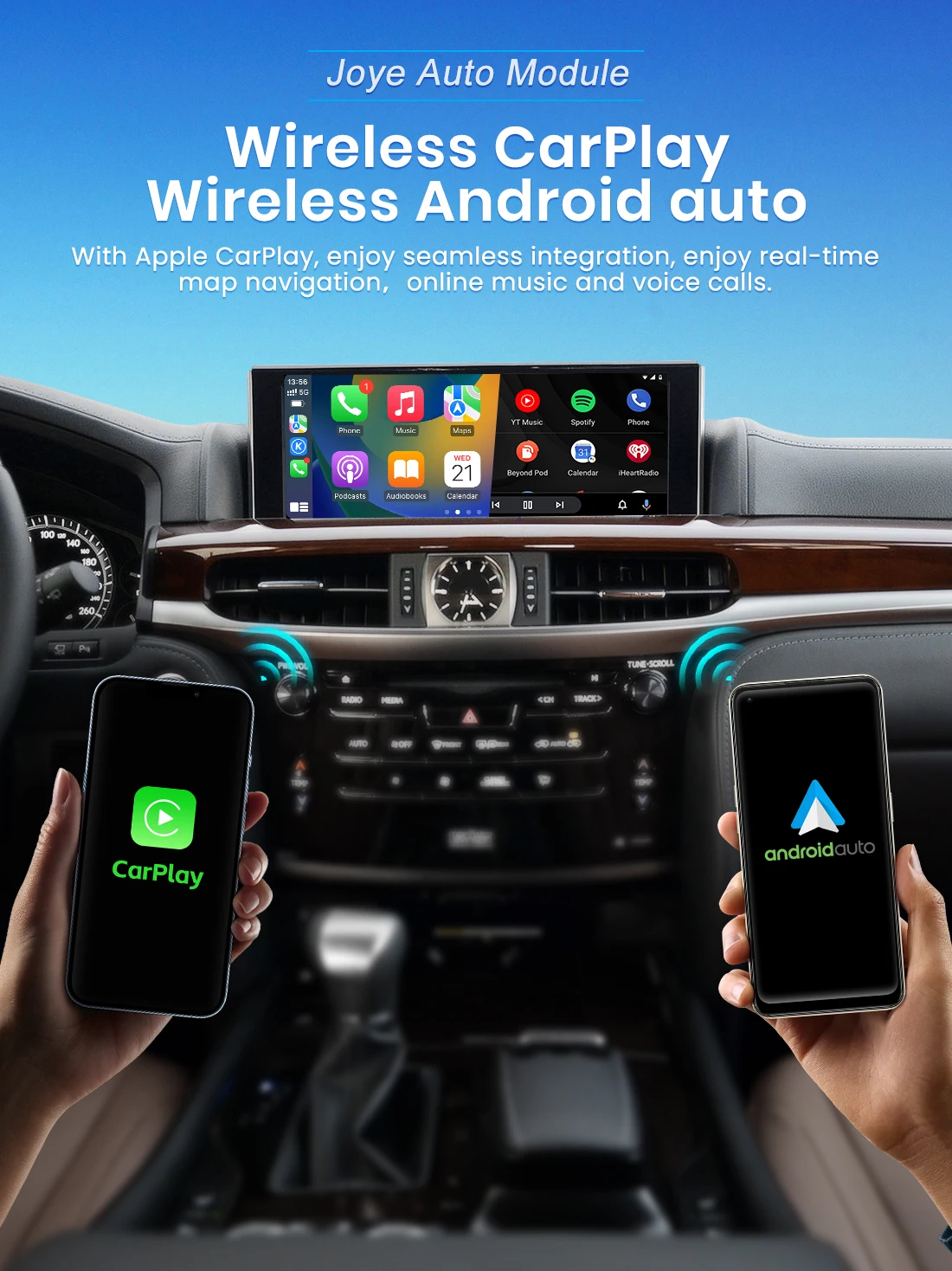 Wireless CarPlay Interface for Lexus