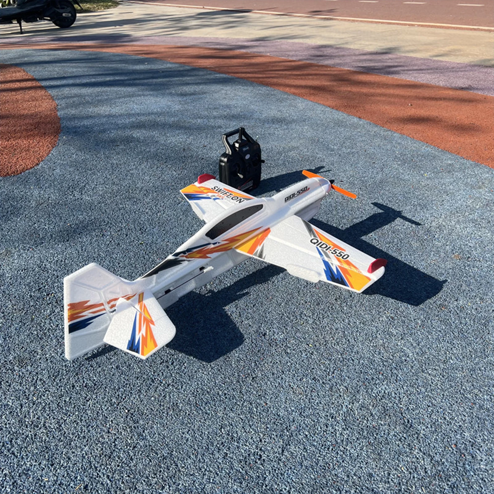 QIDI-550 RC Plane 2.4G Remote Control Aircraft Brushless Motor 3D Stunt Glider EPP Foam Flight Airplane Toy for Children Adults 6