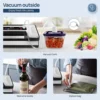 Vakumar VH5186 Kitchen Automatic Commercial Household Food Vacuum Sealer Packaging Machine Include 2 rolls Vacuum packed bags 5