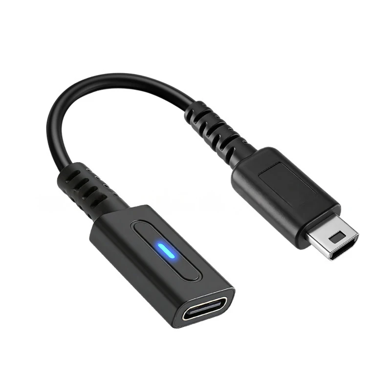 Cabo de Carregamento USB C PD para Console Nintendo NDSL, Fio de Alimentação Tipo C para Controle de Jogo, Cabo para Nintendo DS Lite