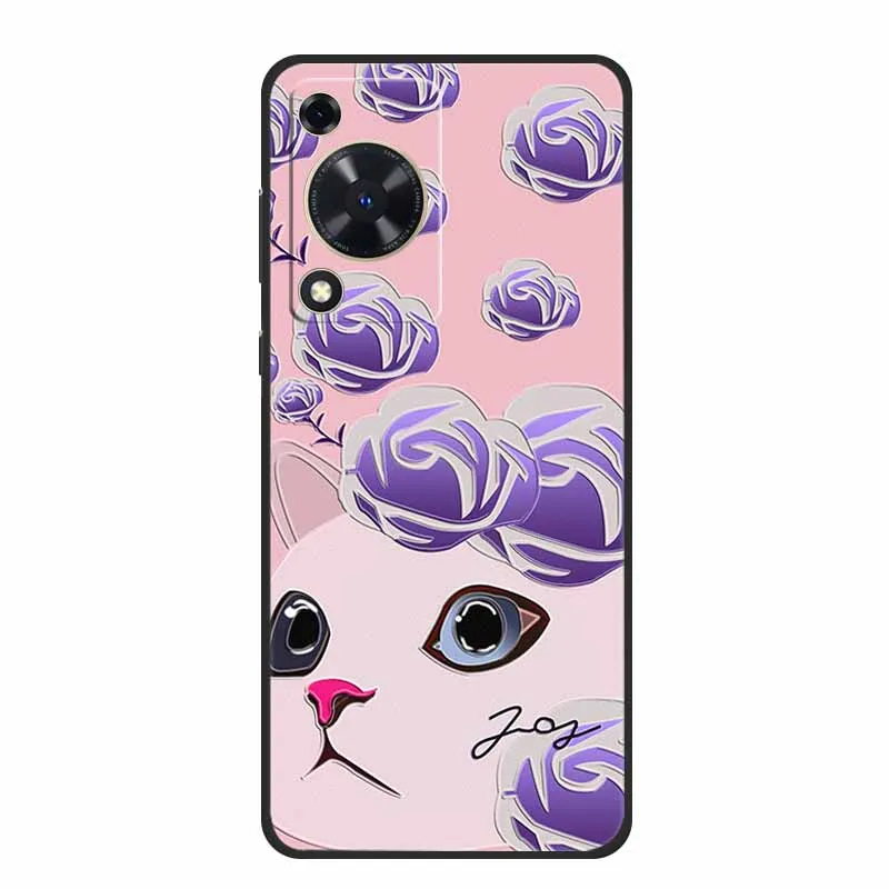 Embossed 3D Shockproof Silicone Phone Case - Soft Protective Cover