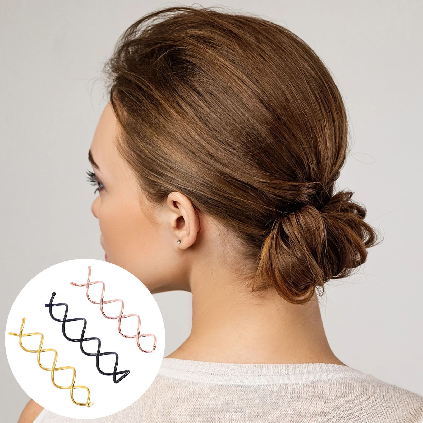 

30 Pcs Hair Dryer Hairdressing Tool Bobby Pin Spiral Twists Screw Hairpin Women Clips Barrettes
