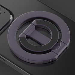 MagSafe Double - Sided Magnetic Folding Phone Ring Holder and Stand (PURPLE)