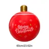 24 Inch PVC Inflatable Christmas Ball Outdoor Christmas Decorations Christmas Decorations Ball Holiday Yard Lawn Porch Decor 5