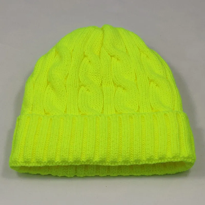 Warm Winter Skull Cap Fleece Inside 