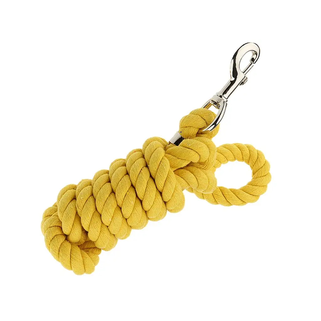 Horse Pony Plaited Ropes Halters Cotton Weave Rein Many Colors to Choose 5