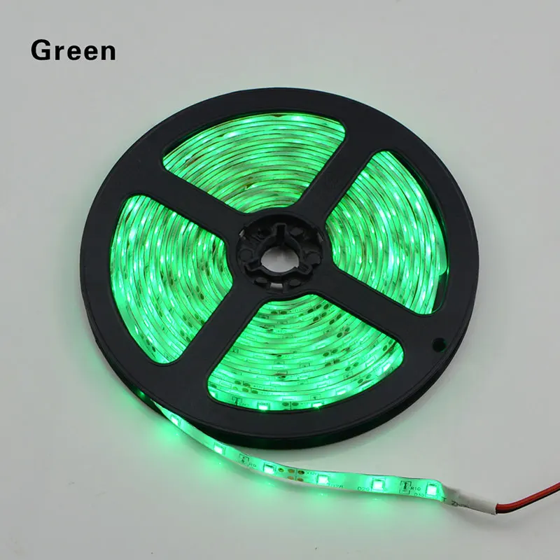 thumbnail image 1 of Lámpara LED para debajo de gabinetes, cinta de 5 m, CC de 12 V, RGB, 60 LED/m, lámpara LED 2835, impermeable, para exteriores, jardín, pared de habitación, decoración de fondo, 1 of 5