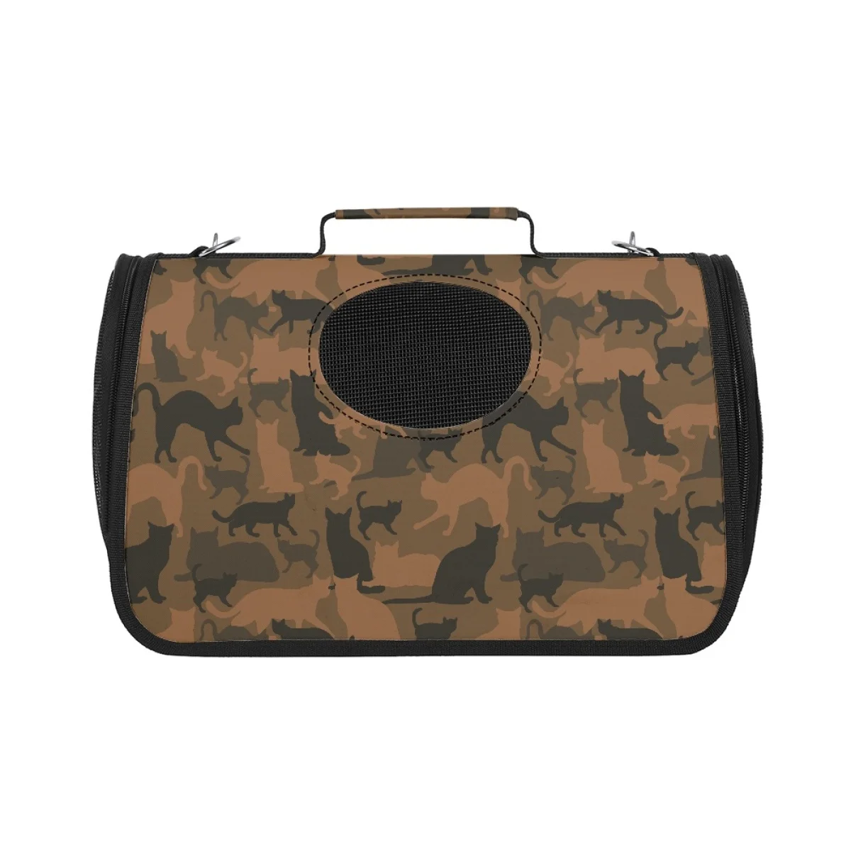 

Custom Portable Soft Pet Carrier Dog Cat Travel Bag Cartoon Cute Cat Design Print Custom Pet Puppy Crossbody Carrier Bag