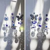 Turkish Blue Evil Eye Butterfly Wall Hanging with Crystal Suncatcher Home Decor Protection Good Luck Blessing Housewarming 6