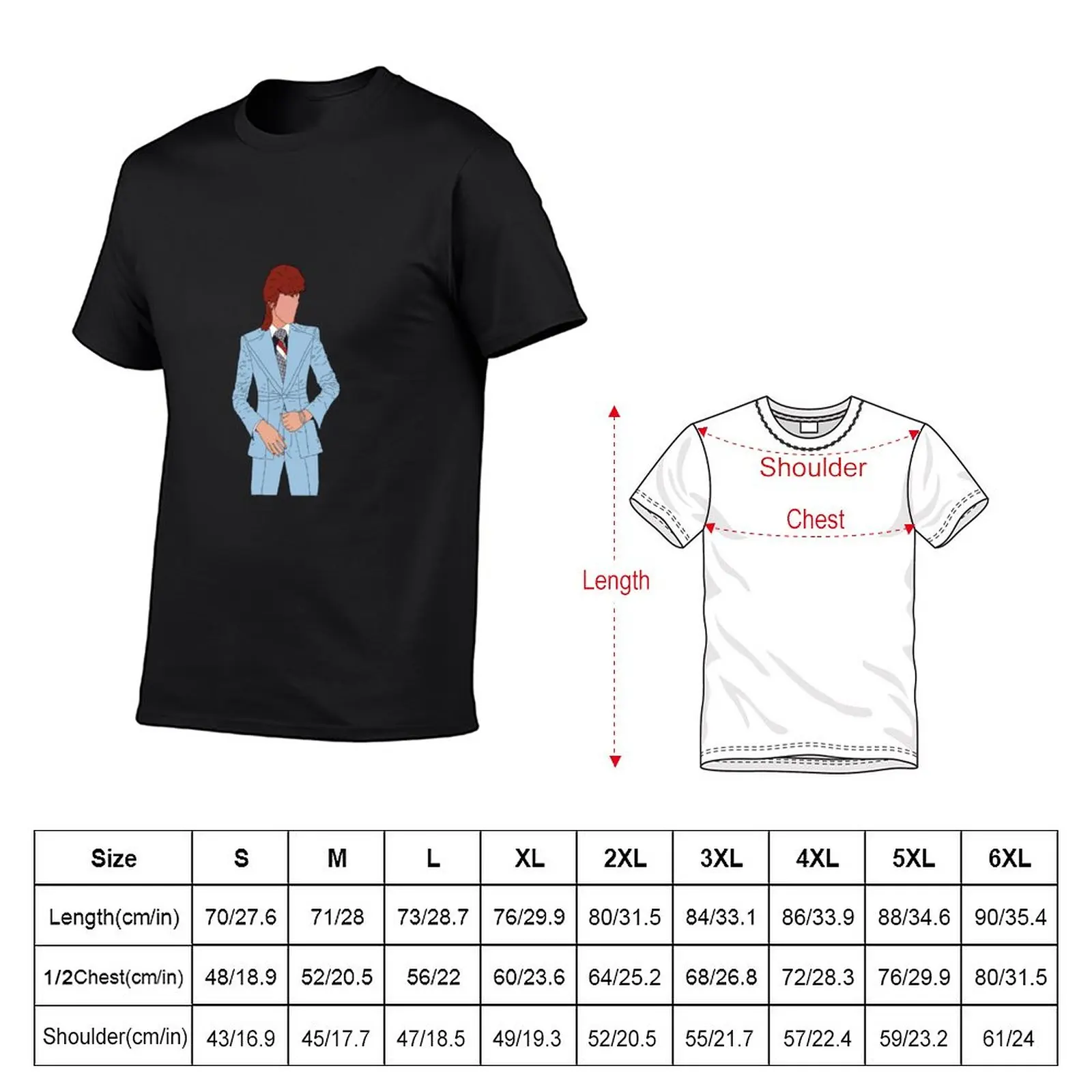 T-shirt imprimé Bowie pour hommes, chemise à imprimé animal pour garçons, nouveau paquet de t-shirts pour hommes