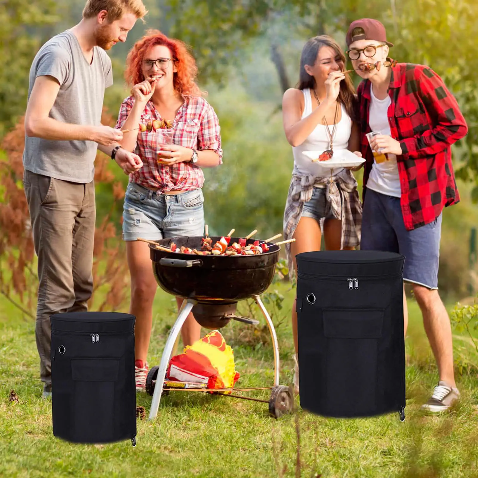 Cooking Gas Propane Tank Cover Protective Pouch Outdoor Camping Picnic Gas Tank Storage Bag Camping Accessories