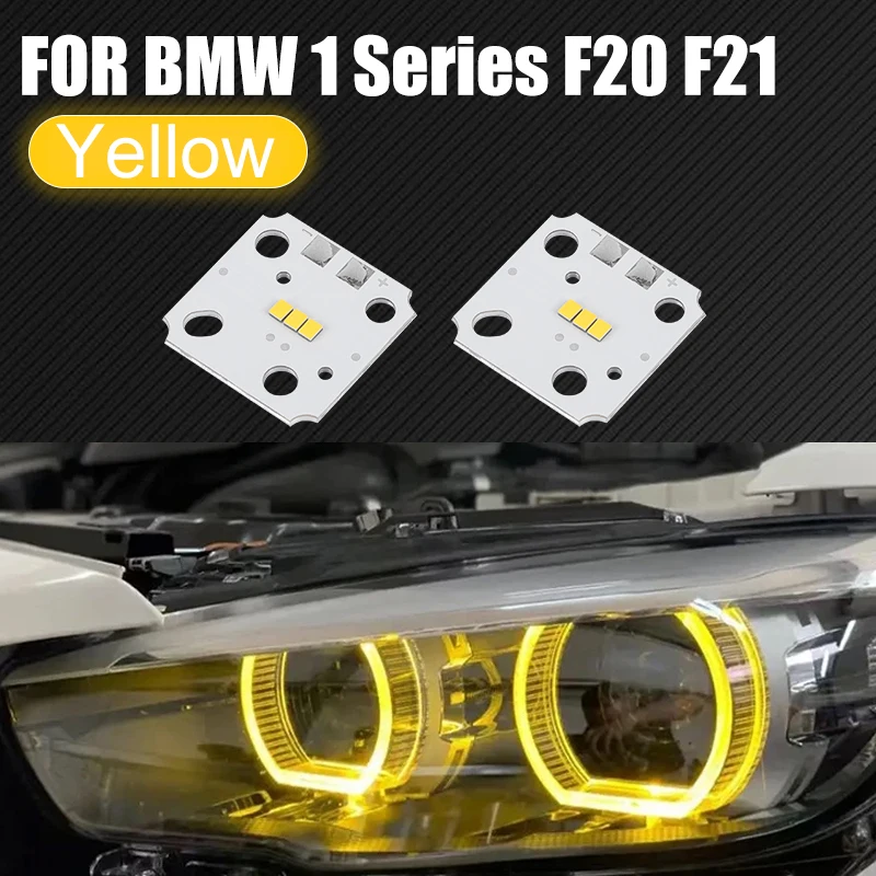 BMW F20 1 시리즈 2012 2013 2014 2015용 1/2/4개 노란색 DRL 보드 모듈 LED 주간 주행등 LED 보드 DRL 모듈