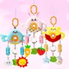 Sensory Stroller Hanging Rattles for Baby Soft Newborn Plush Animals Bed Bell Dolls Babies Development Handle Toys Toddlers Gift 1