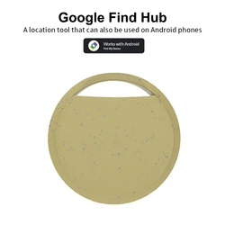 Smart Bluetooth Item Locator Tag for Keys, Luggage, and Backpack (Yellow)