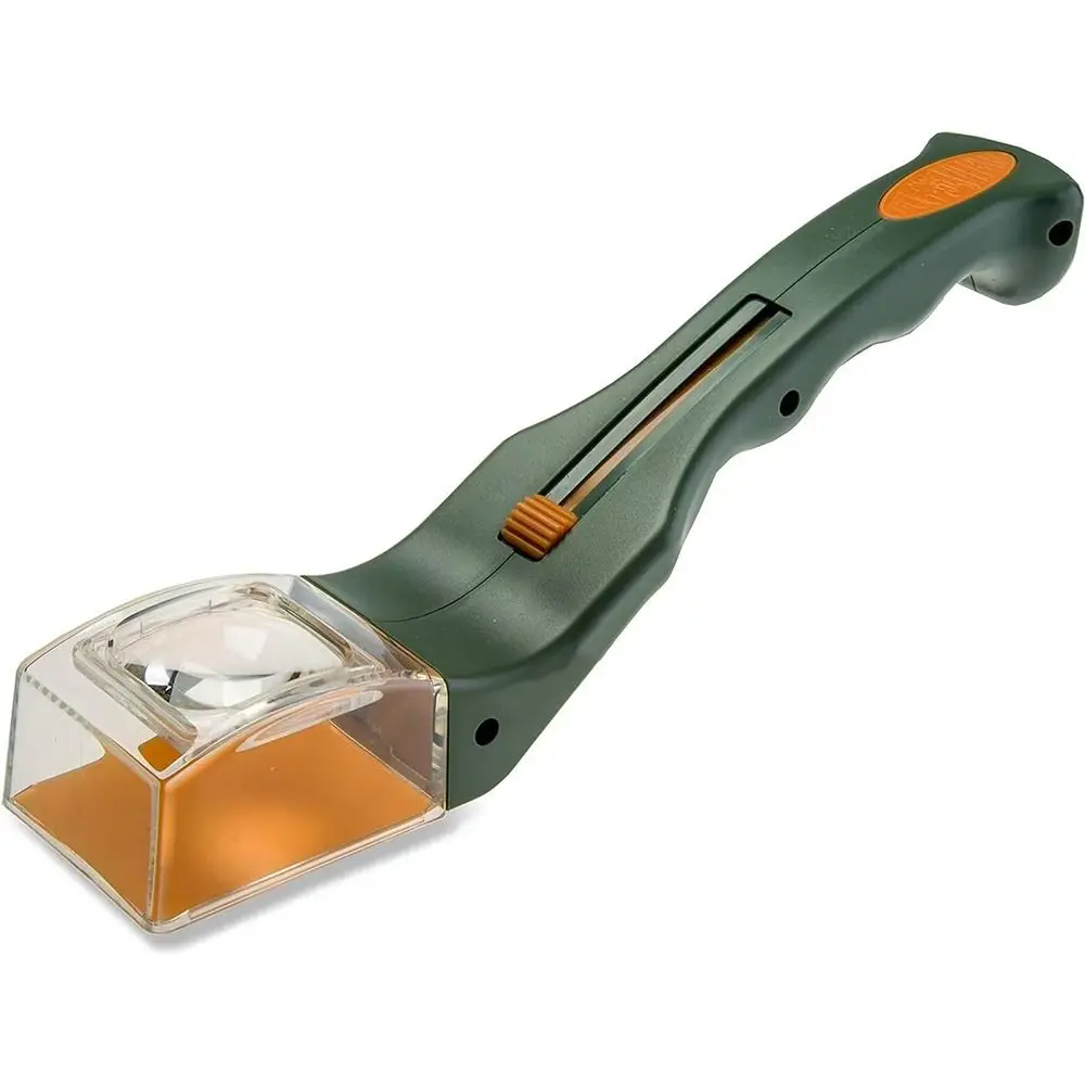 Insect Catcher Magnifying Quick Release Worm Catcher Contactless Nature Toys Insects Catching Tool Fly Grabber Bug with Built-In 5x Magnifier