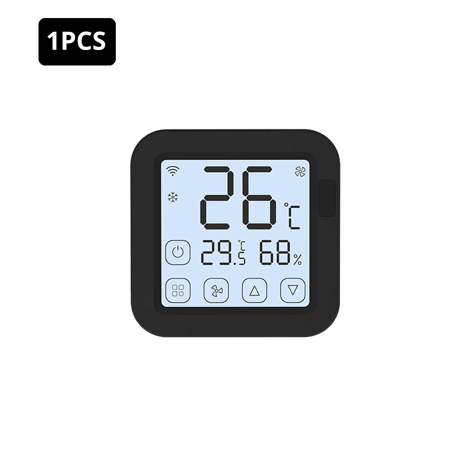 MOES Tuya WiFi IR Thermostat Controller LCD Screen Touch Button Wireless Remote Built-in Temperature and Humidity Sensor alexa