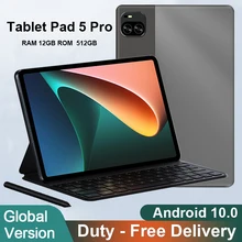 Global Version Pad 5 Pro Tablet Android 11 Inch Screen 6GB RAM 128GB ROM 4G Tablette Snapdragon 865 8800mAh Tablet 5 Pad