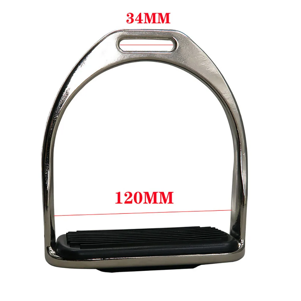1Pair Horse Riding Stirrups Anti-skid Riding Boots Pedal Protect Saddle Relieve Knee Ankle Stress Equestrian Safety Equipments