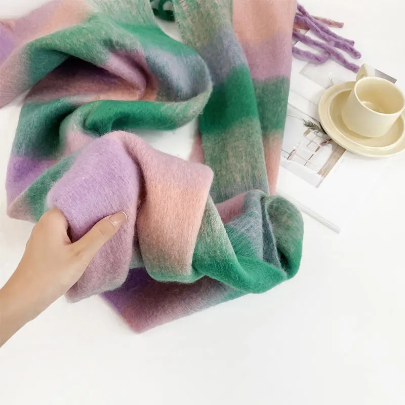 Рисунок 3 - Цветной клетчатый шарф