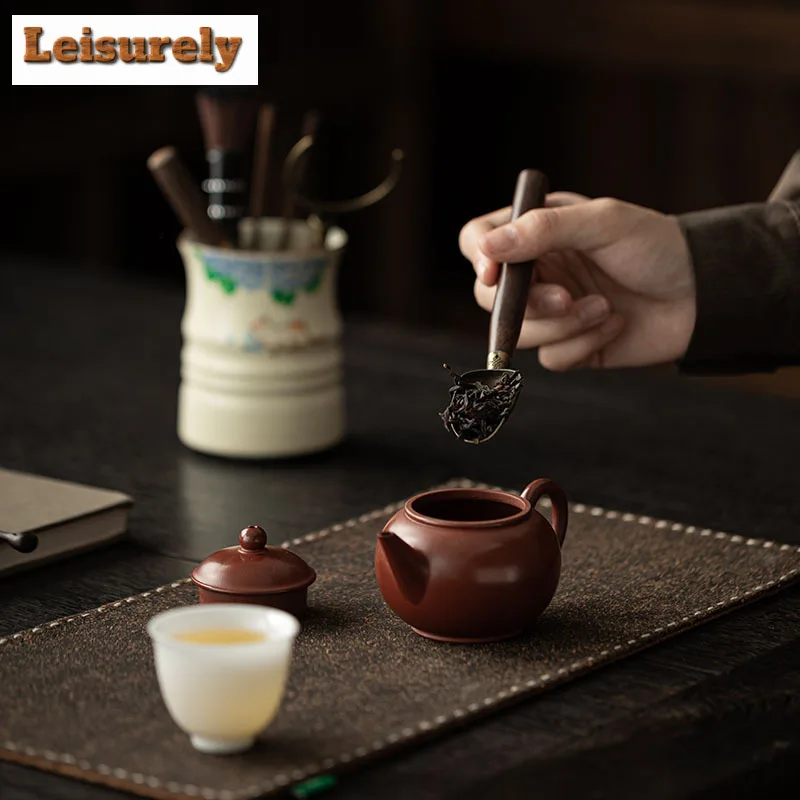 Ru Kiln Enjoy Cat Tea Six Gentlemen Handmade Tea Tool Set Teaware Utensils Kung Fu Tea Tea Ceremony Accessories Home Decorations