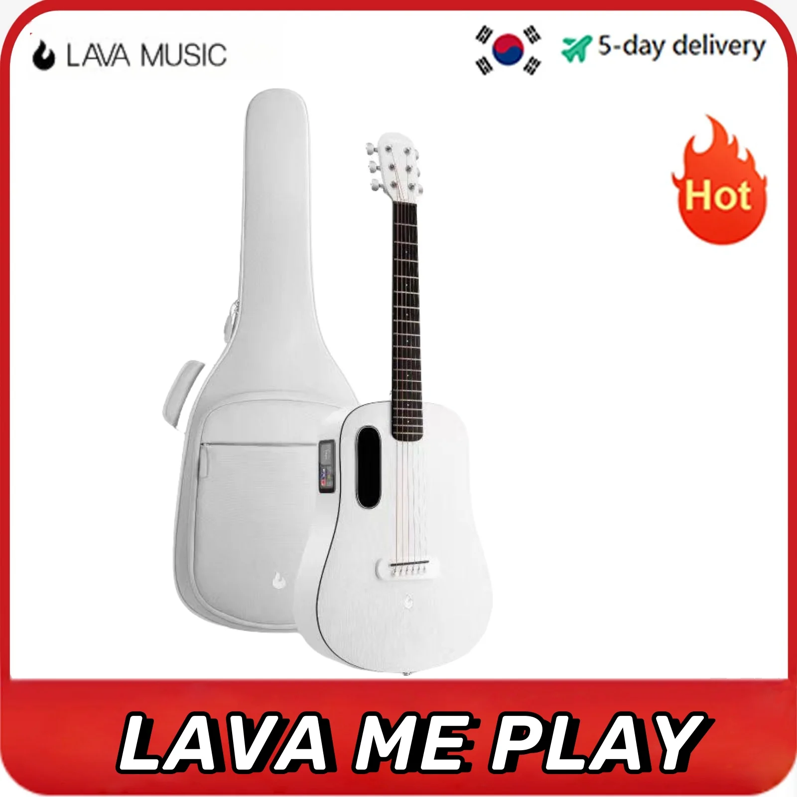 LAVA ME PLAY 스마트 기타, 힐라바 2.0 시스템, 어쿠스틱 일렉트릭 기타, 36 인치