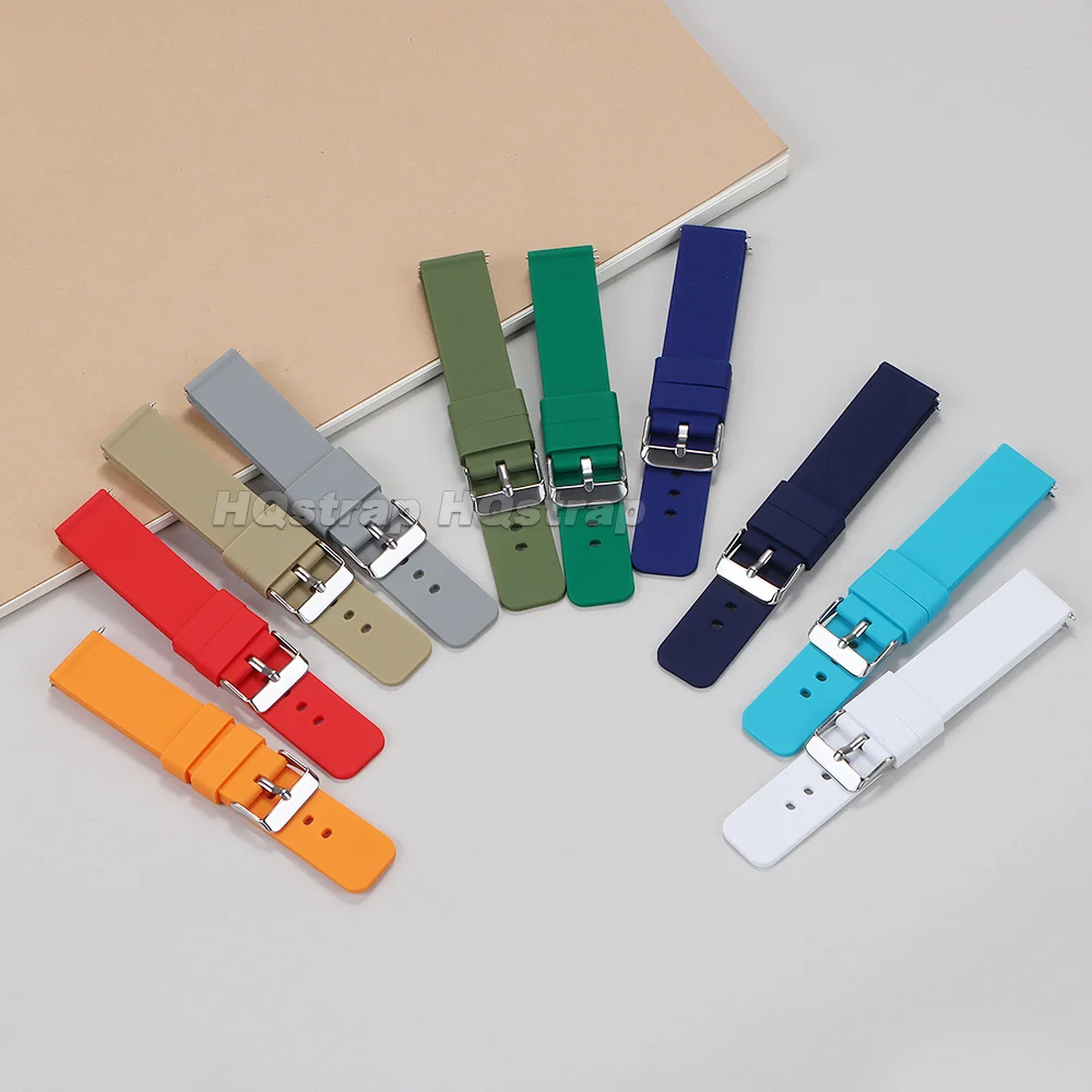 Sleek Silicone Quick Release Sport Wristband - Variety of Sizes