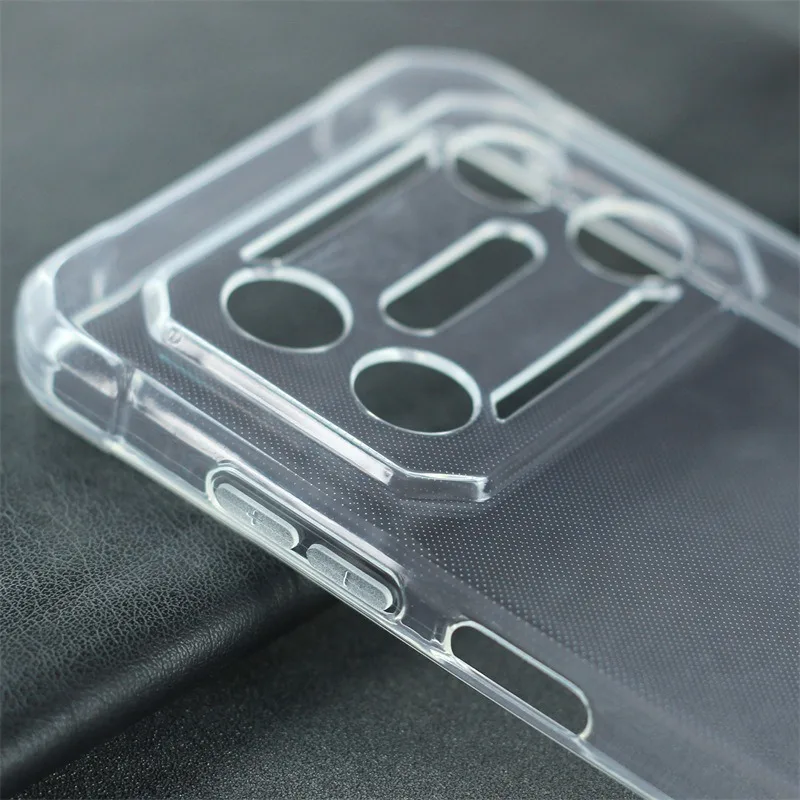 Ultra-Thin Black Transparent TPU Silicone Protective Case
