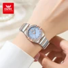 OPK 6042 Women's Quartz Watches Elegant Fashion Stainless Steel Strap Waterproof Luminous Diamond Dial Ladies Dress Wristwatches 4