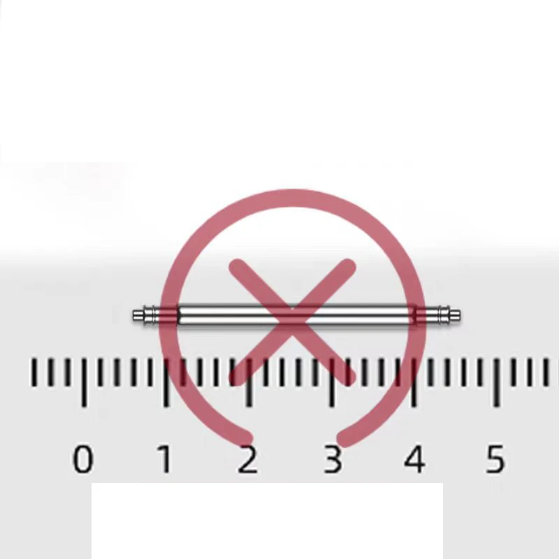 Federstege mit einem Durchmesser von 2,0 mm und 2,5 mm, 16/18/19/20/22/23/24/26 mm, Verbindungsstifte, passend für SKX007 SKX009 Tuna 6105 Uhrenarmband, Fat Spring Bar – Detail 9