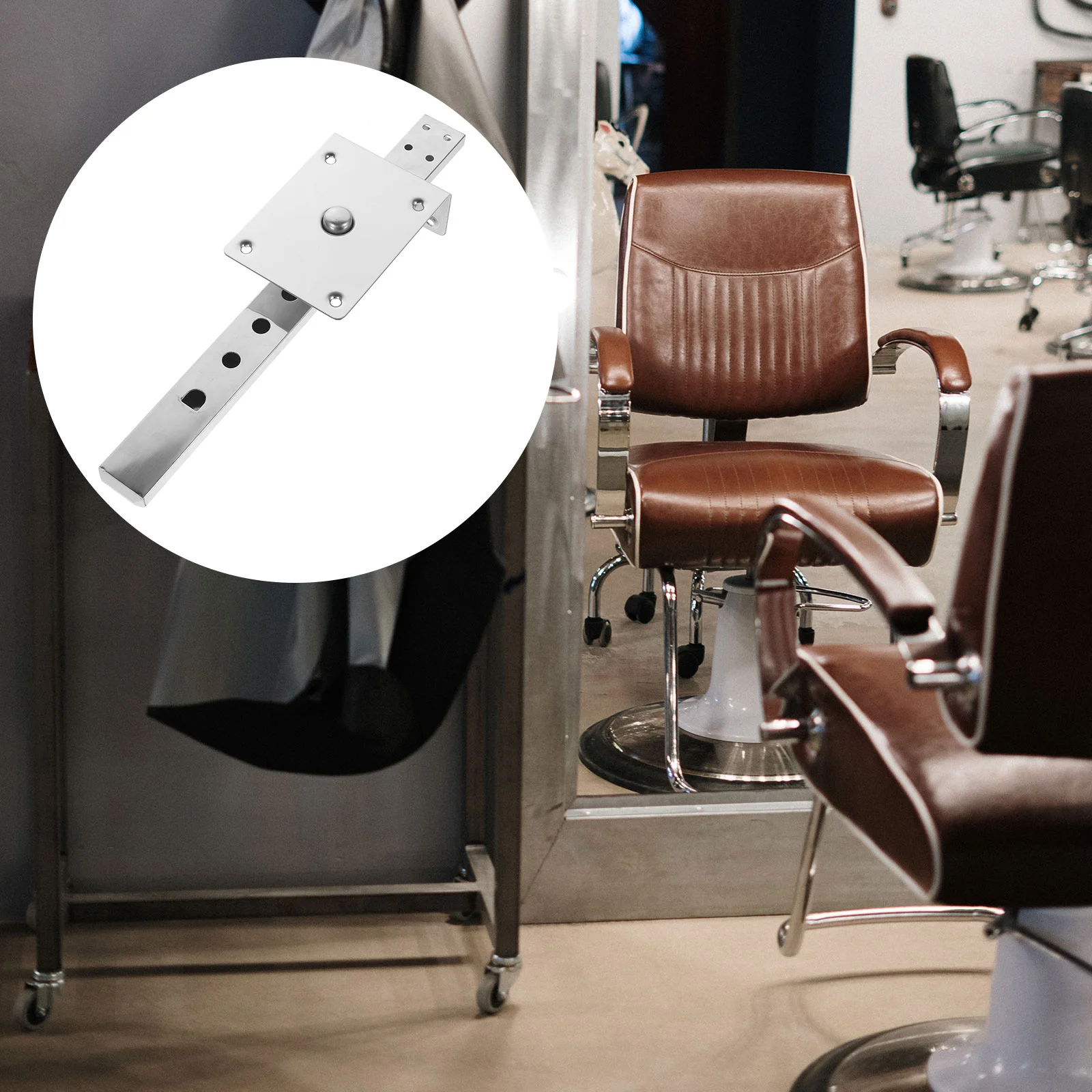 1pc Accessories Beauty Chair Lift Barber Chair Headrest Support Salon Bracket Replacement Barber Attachment Parts Salon