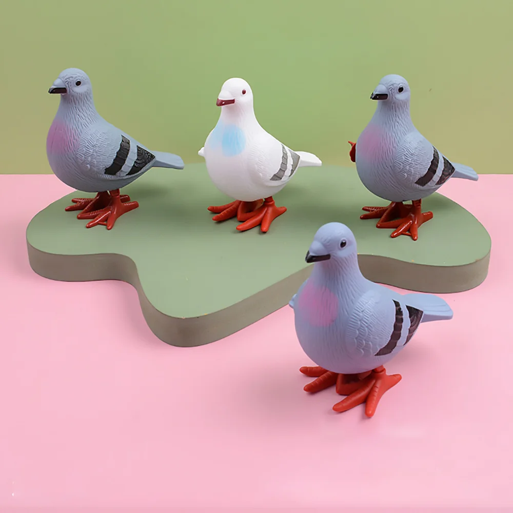 

Baby Wind Up Toys Jumping Pigeon Clockwork Toy Funny Simulation Animal Kids Educational Toys for Children Boys Girls Gift