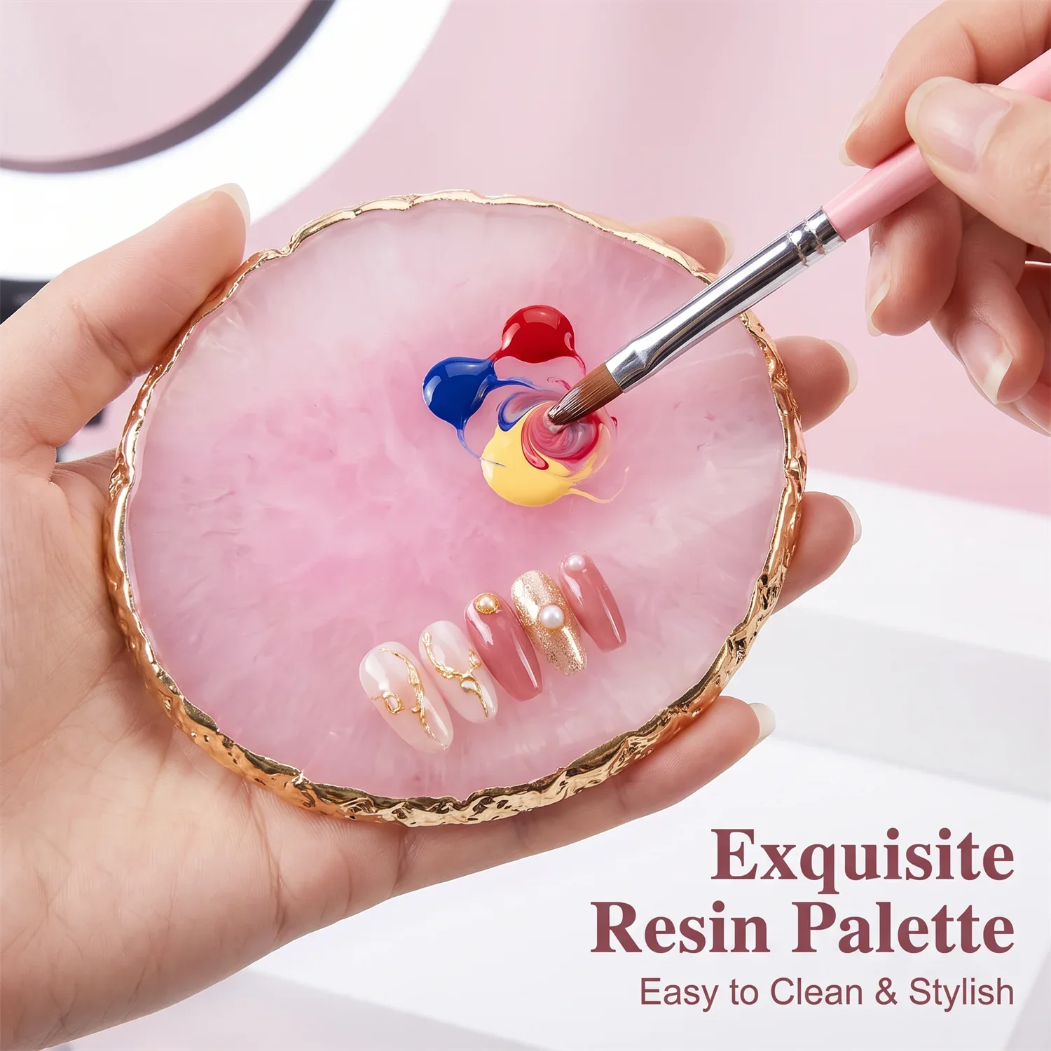 Deluxe Nail Art Brush Set with Versatile Tools