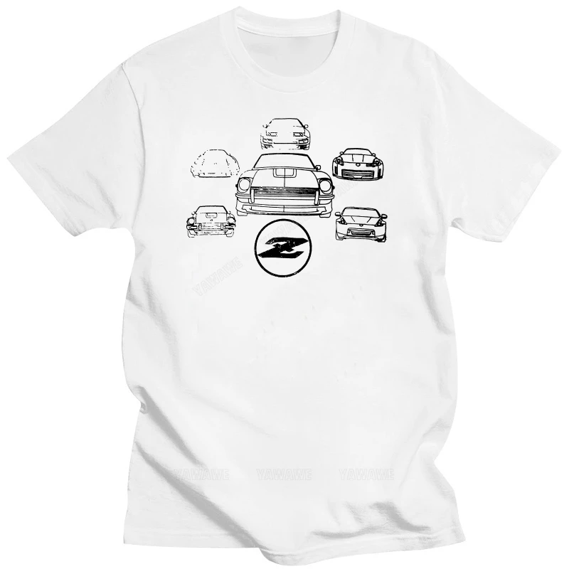 Vendita Calda Moda Datsun Z Evolution T Shirt 240Z 260Z 280Z 300Zx 350Z 370Z Taglia S-3Xl Tee Shirt Teenager Cotton T-Shirt Top