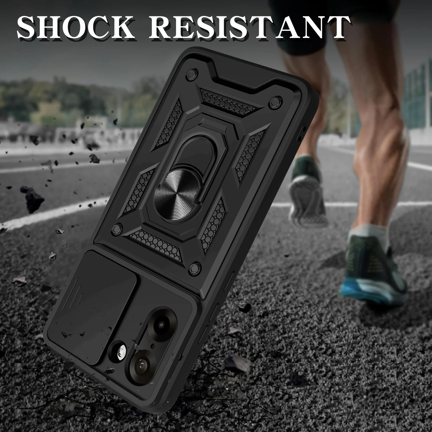 Camera Protection Shockproof Phone Armor Case - Enhanced Durability and Style