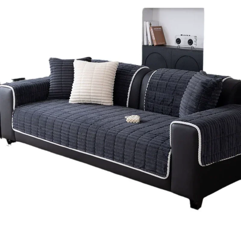 Sofa Cover Cloth Towel Full Cover Four Seasons Universal Sofa Cushion 2025 New Non-slip Leather Sofa Cover 4