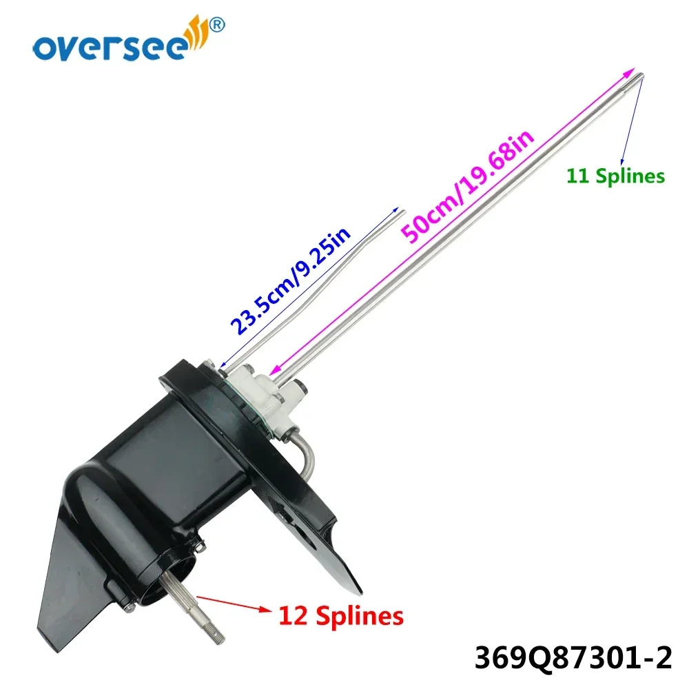 369S87301-2 Lower Unit Assy Short For Tohatsu Outboard Motor 2T M4C,M5B,M5BS Series Engines 369-87301-2;3GRQ873010