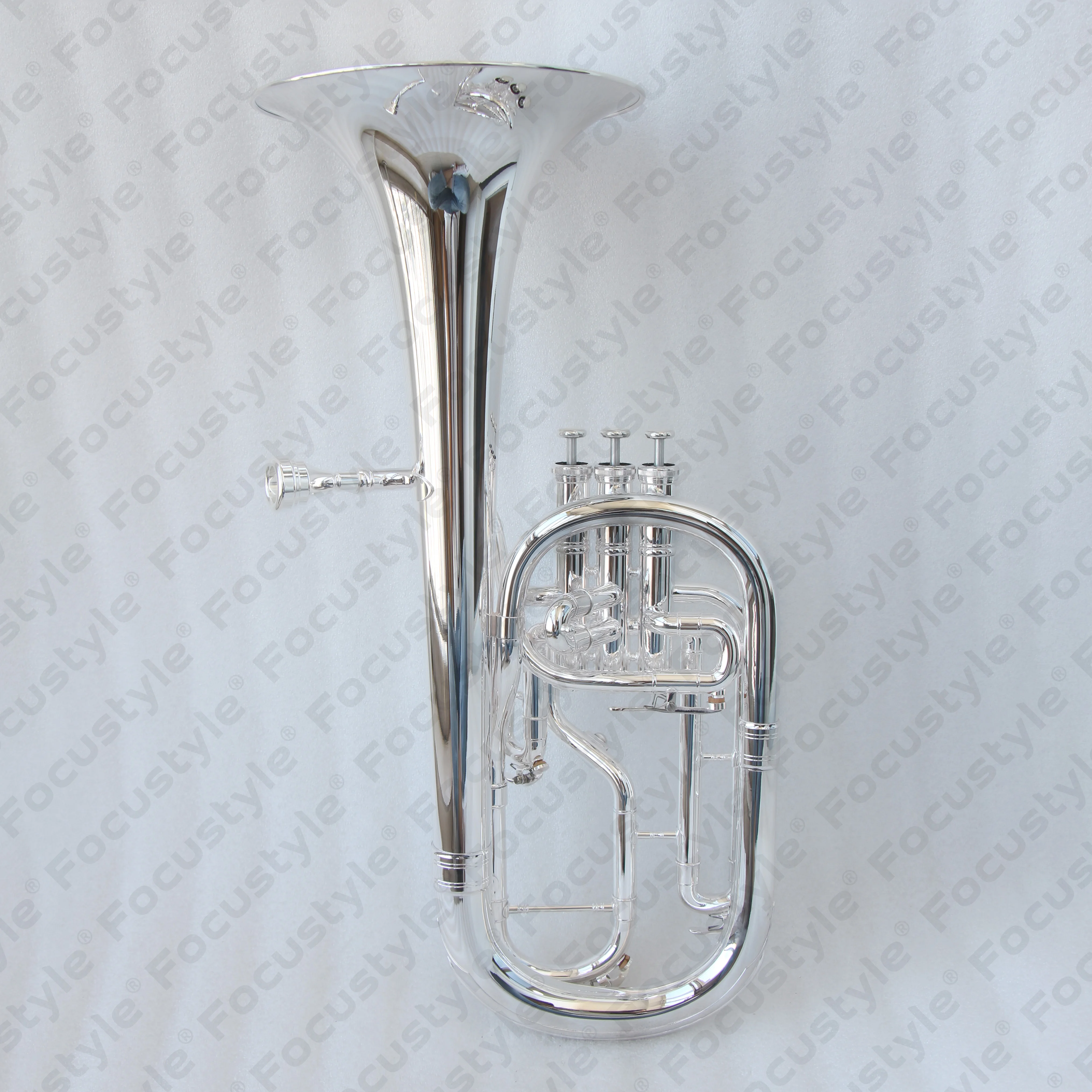 High Quality Silver Plated Alto Horn Good Price Alto Horn Instrument High Grade Brass