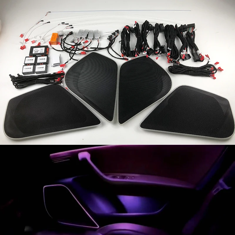 FullcarambientlightLedDoorPanelIlluminateFitforaudia6c7a7