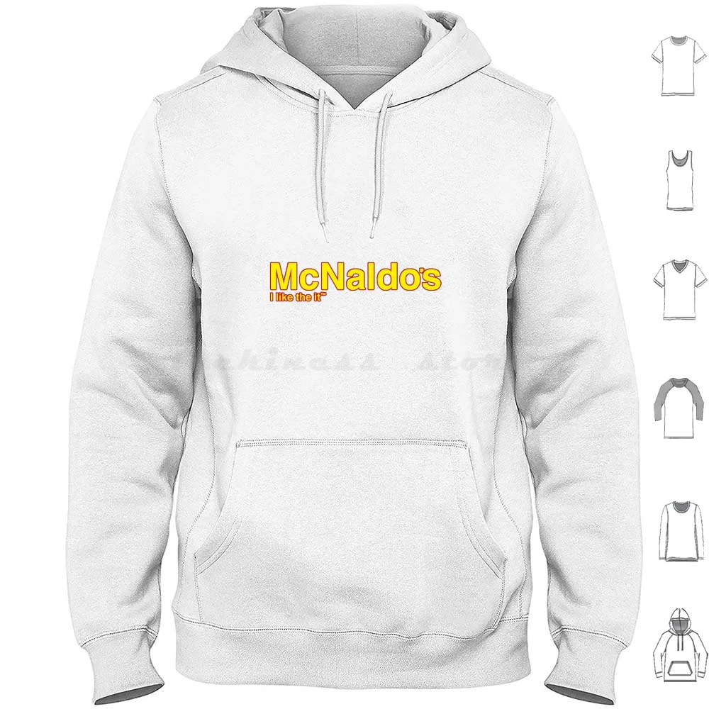 Mcnaldo'S Mi Piace La Esso? Meme Felpe Con Cappuccio Manica Lunga Mcnaldos Mc Naldos Mc Mcdonalds Sbubby Eef Freef I Like It