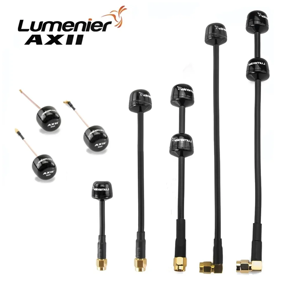 Lumenier AXII 2 Double 5.8GHz 2.2dBi Gain FPV Antenna RHCP for Fatshark EV200D FPV Goggles RC Racing Drone Long Range Models