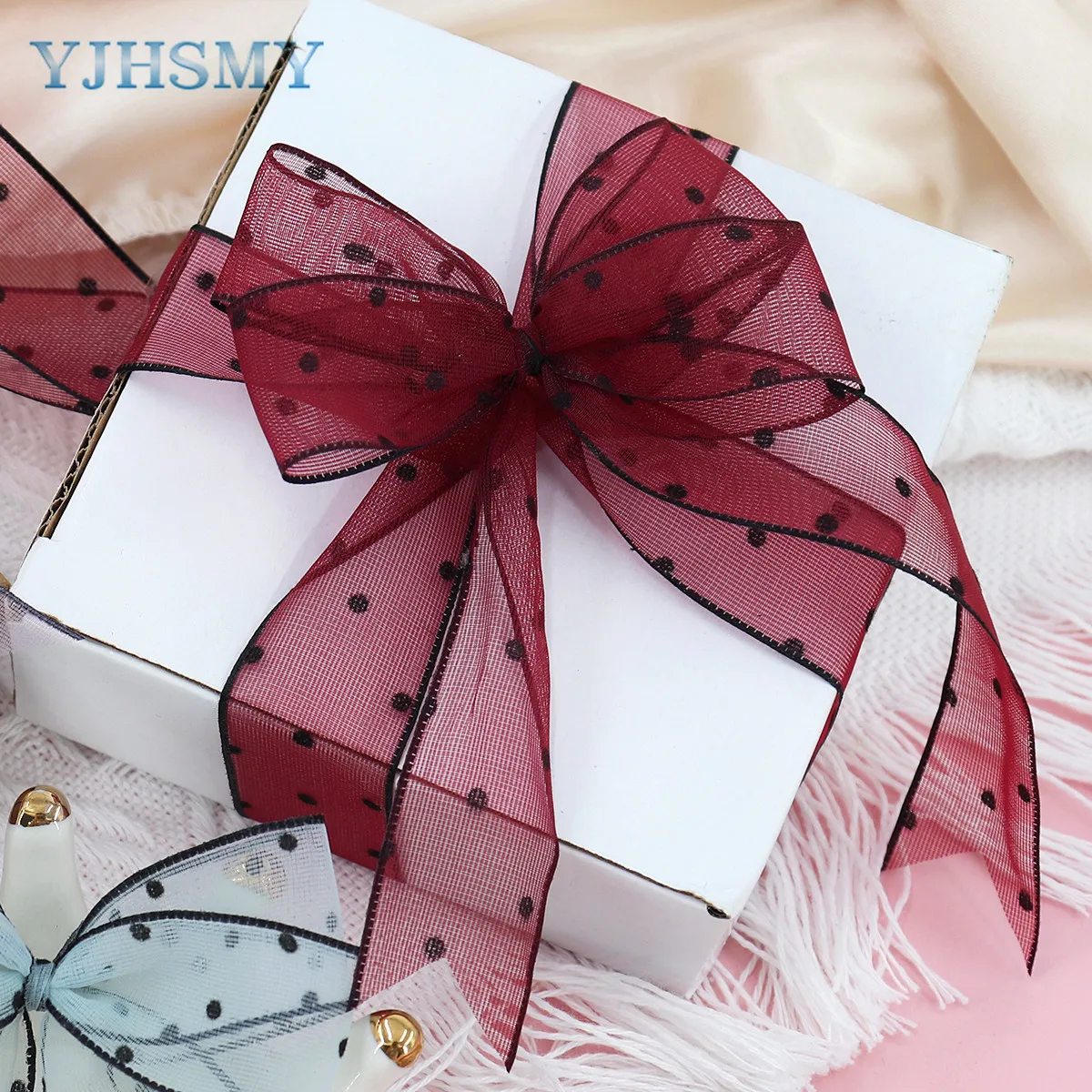 MOLSHINE 25mm x 45m/rouleau Ruban en organza transparent scintillant,rubans en tissu mousseline pour guirlande de bouquets,nœud papillon,mariage, emballage cadeau,cheveux (Noir MOLSHINE 25mm x 45m/rouleau Ruban en organza transparent scintillant,rubans en tissu mousseline pour guirlande de bouquets,nœud papillon,mariage, emballage cadeau,cheveux (Noir
