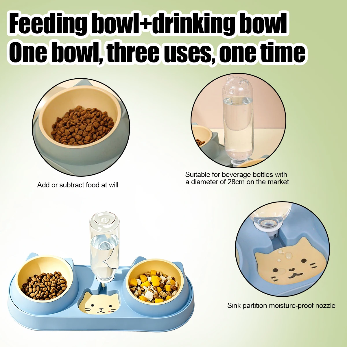 Tilted Cat Feeder Set 2