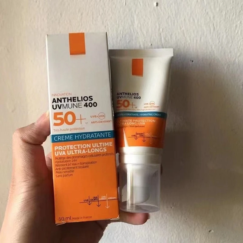 Protetor solar protetor solar facial 50ml controle de óleo spf50 óleo-pele fosco protetor solar hidratante e hidratante, reparação após o sol