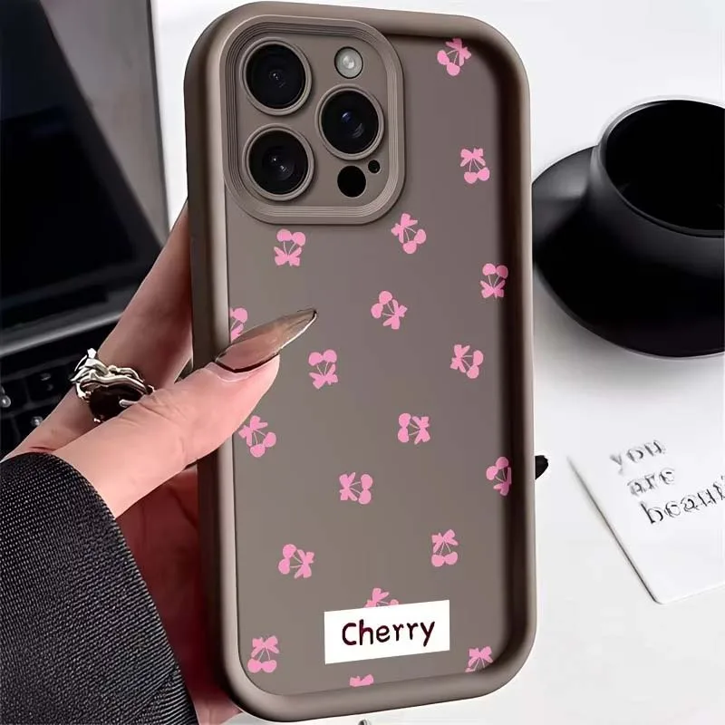 Charming Cherry Blossom Cartoon Phone Case